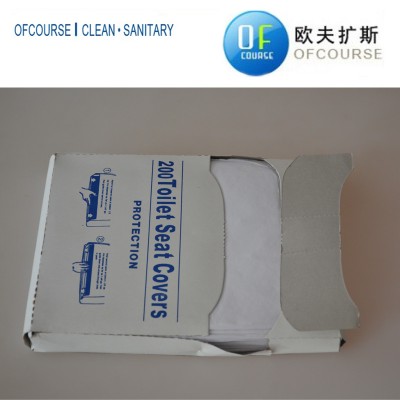 environment-friendly commercial 1/4 cover seat toilet paper